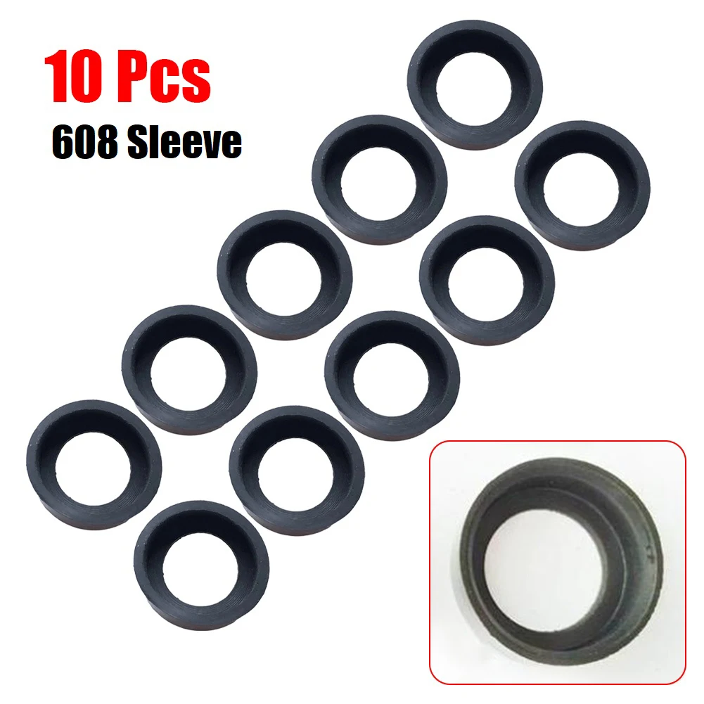 10pcs Bearing Rubber Sleeve Power Tool Parts For 608 Angle Grinder Electric Hammer Bearing Cover Electrical Tool Accessories