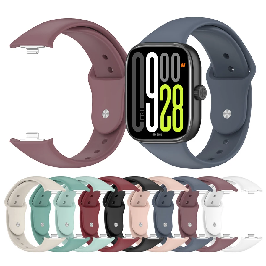 Image of Sport-Silikonarmband für Xiaomi Mi Band 8/9/10 Pro Ersatzarmband für Redmi Watch 4 5 6 Smartwatch