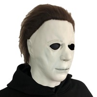 1978 Michael Myers Mask Cosplay Horror Bloody Killer Demon Latex Helmet Halloween Carnival Masquerade Party Costume Props