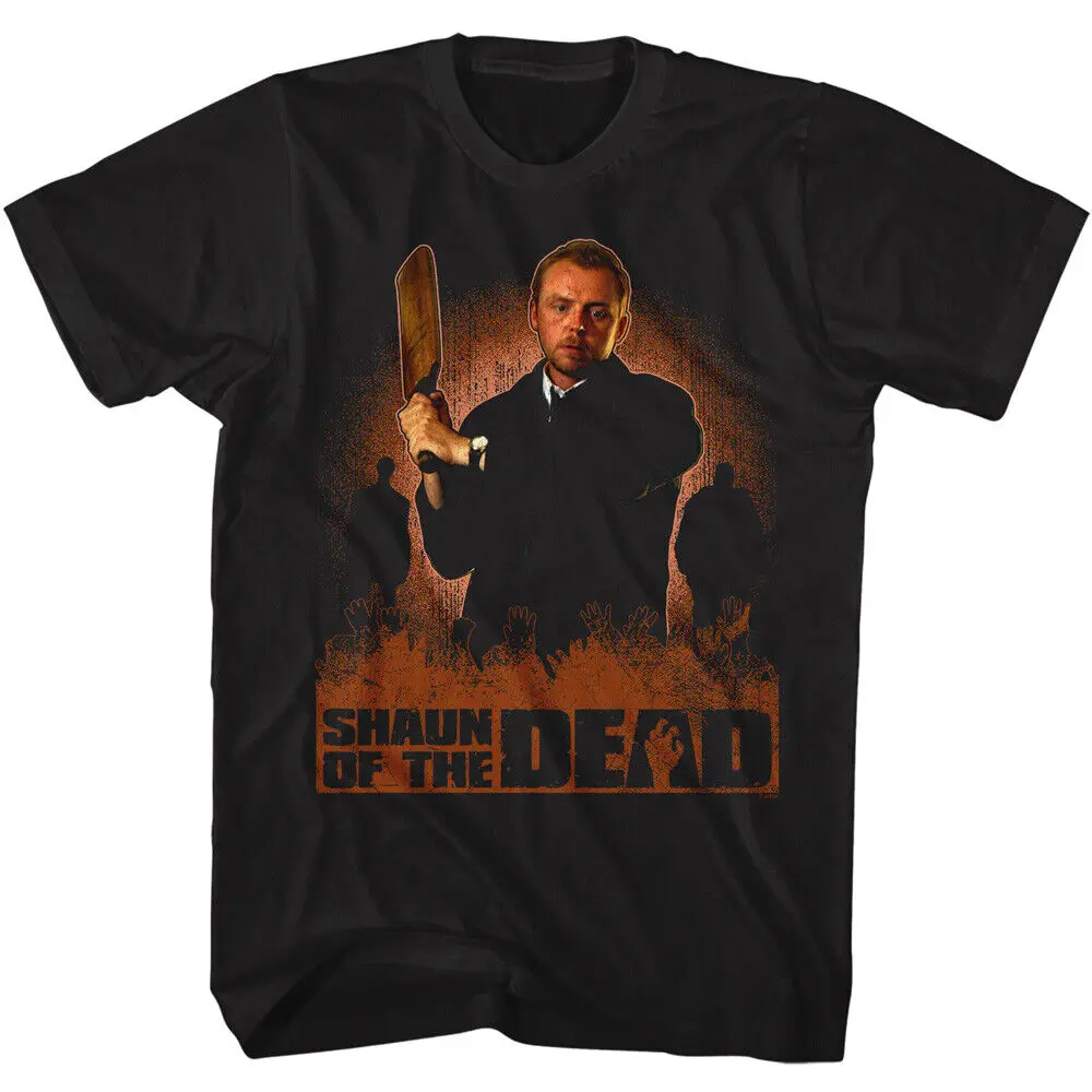 

Shaun Of The Dead Movie Shaun Riley Cricket Bat Zombie Hands Men's T Shirt