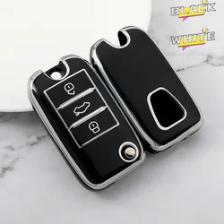 Soft TPU Car Flip Key Case Cover Bag Shell Protector Keychain Accessories for Roewe RX5 MG3 MG5 MG6 MG7 MG ZS GT GS 350 360 750