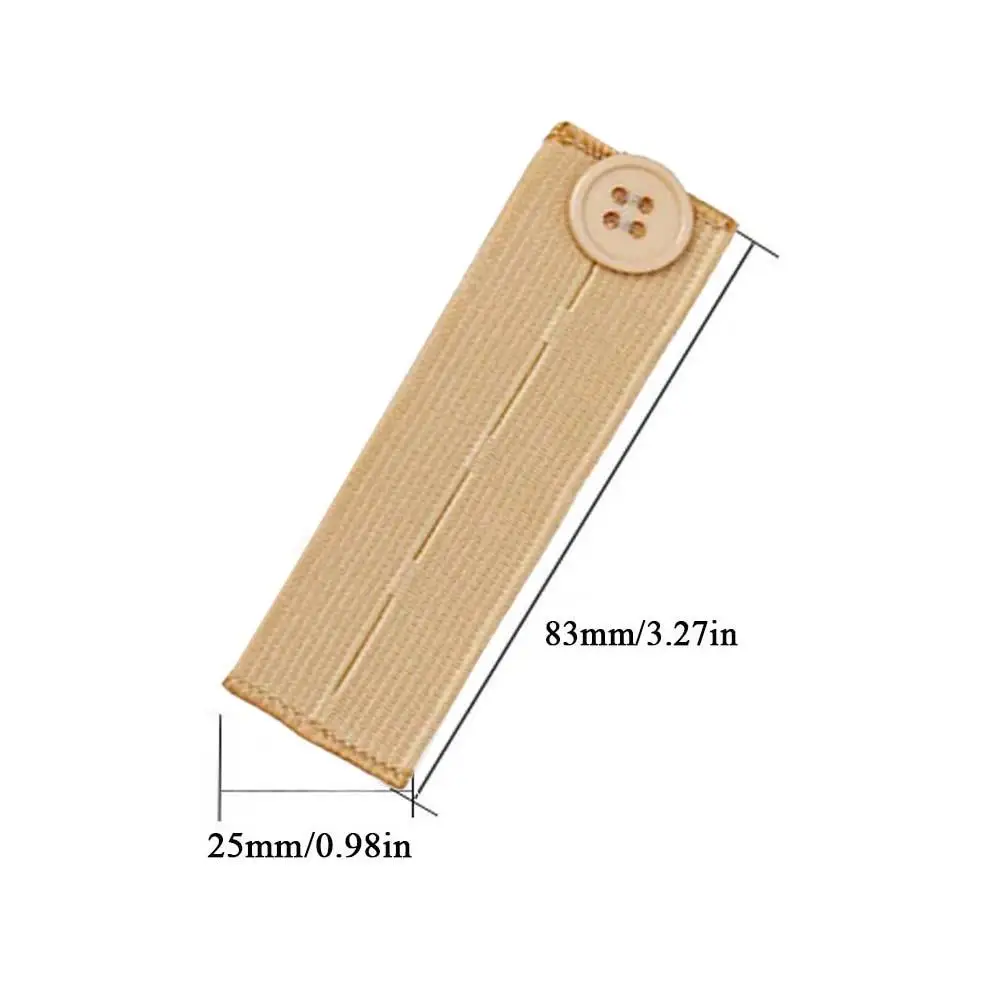 5PCS Waist Expander Button Waist Extension Buckle DIY Apparel Sewing Tool Trousers Pants Buckle Pant Elastic Buckle Pregnants