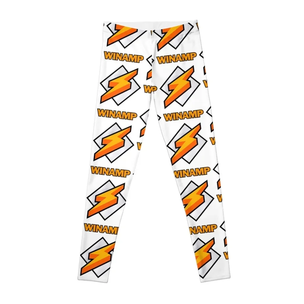 

Winamp logo Leggings harem pants sports woman gym Womens Leggings