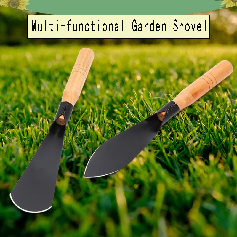 Multifunctional Manganese Steel Horticulture Shovel Flower Digging Wild Vegetables Flower Growing Gardening Tools