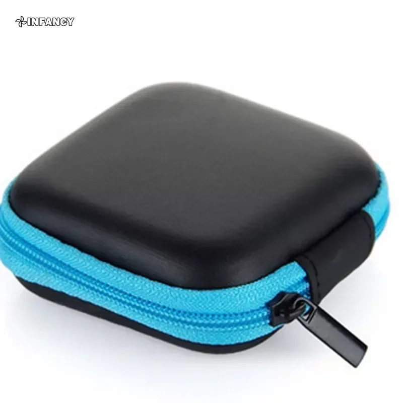 Eva Mini Portable Earphone Bag Coin Purse Headphone Usb Cable Case Storage Box Wallet Carrying Pouch Bag Earphone Accessory