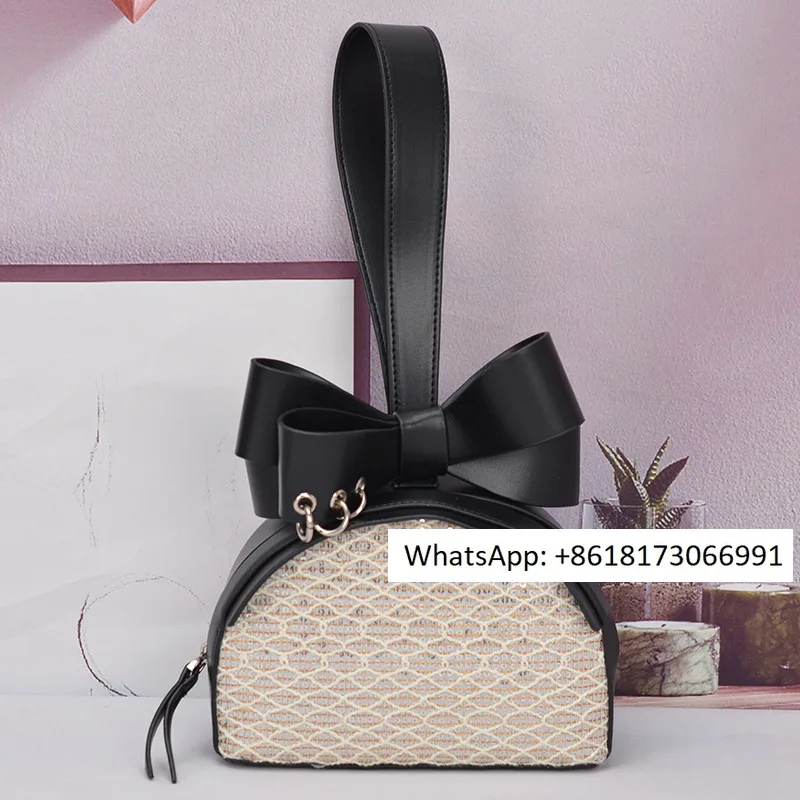 

Универсальная европейская и американская модная тенденция с узлом бабочки, новая сумка через плечо, ручная мини-сумка