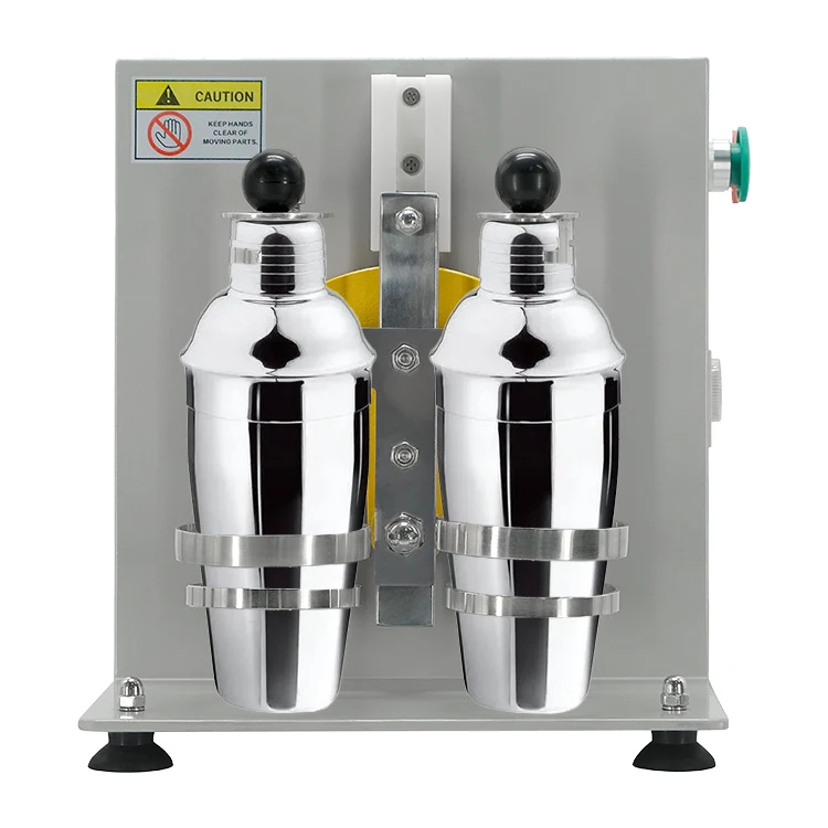 Dual Cup Automatic Beverage Shaking Station for Juice, Coffee, Wine, Cocktail, Bubble Tea & Boba Preparation