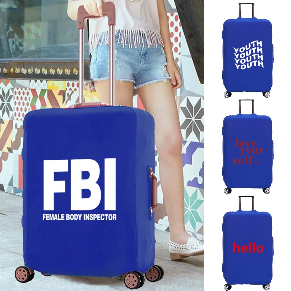 

Luggage Case Dust-proof Thicken Suitcase Cover Walls Print Trolley Protective Cases Apply To 18-28 Inch Travel Accessory Covers