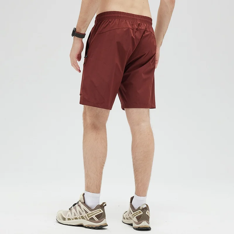 Men's Quick-Dry Shorts with Instant Cooling & High Stretch, Multi-Pocket Sport Shorts for Running & Outdoor