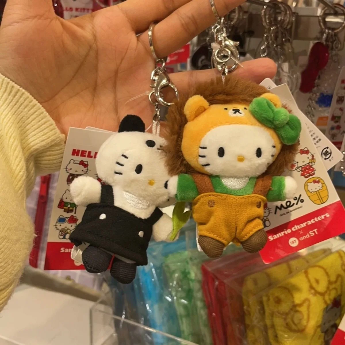 Breloczek Pluszowa Lalka Hello Kitty Urocza Zabawka Zabawki Dziewczęcy Plecak Dekoracja Prezent