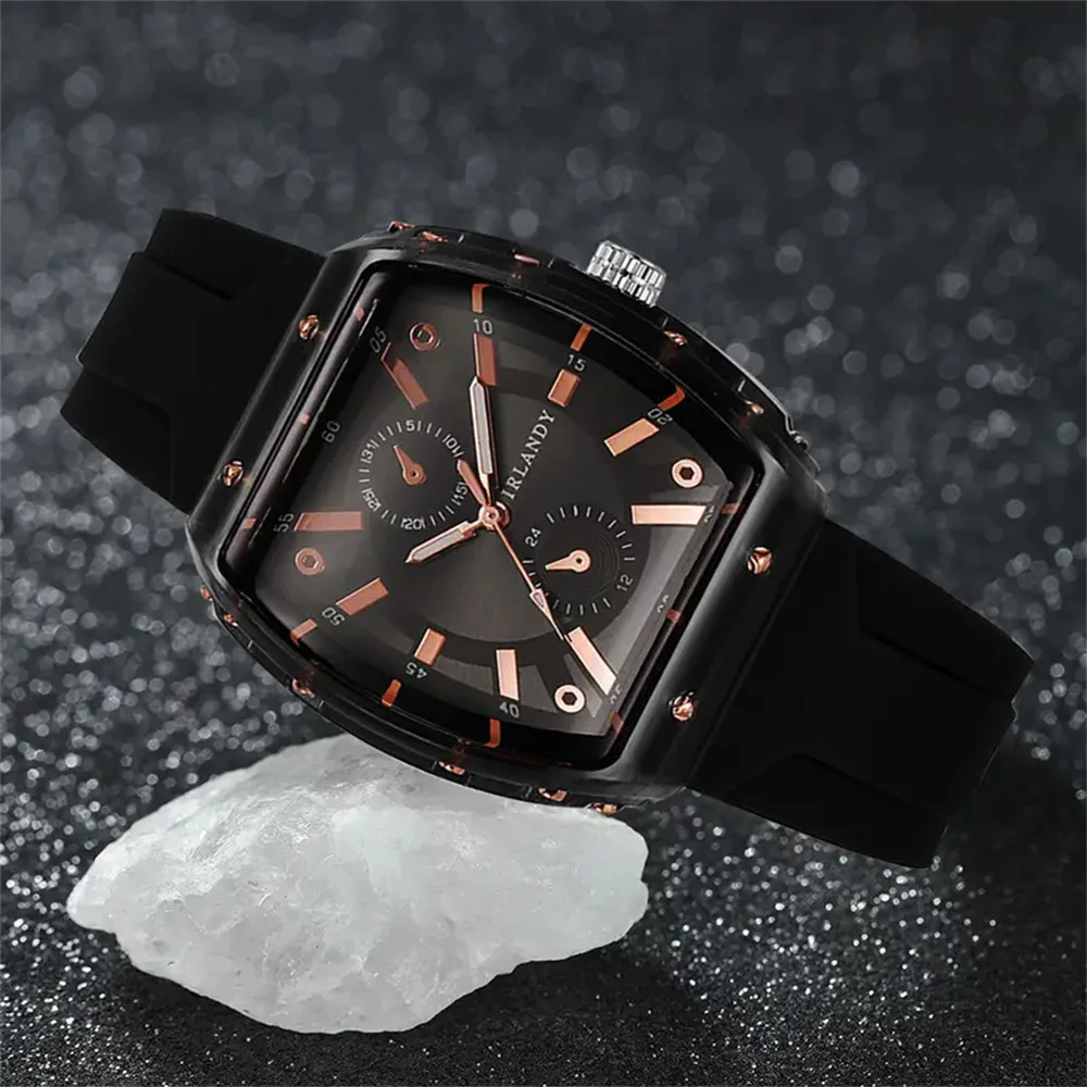 قطعتان من ساعات الكوارتز تناسب الرجال والنساء، ساعة بسيطة للزوجين، هدية مزيج باللون الأسود + الأبيض