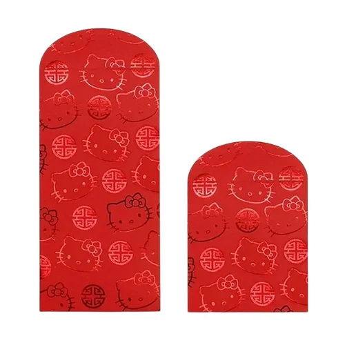 헬로 키티 산리오 애니메이션 주변 만화 귀여운 빨간 봉투, 창의적인 개성, 카와이 축제 빨간 봉투, 럭키 백  Best5