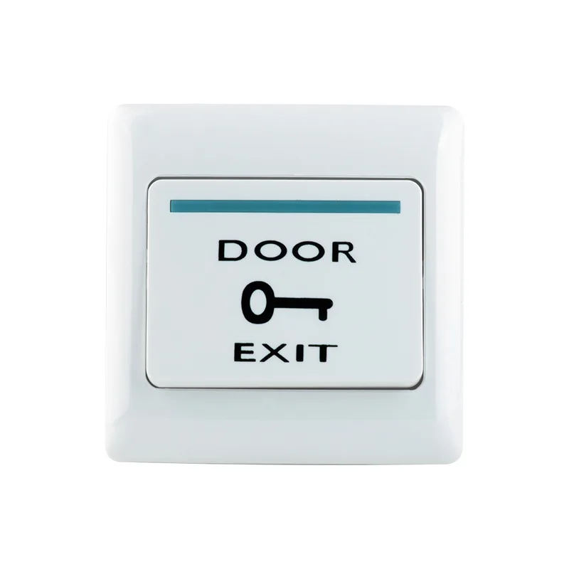 Access Control Door Switch 86 Type Hidden Special Switch Door Opening Button Automatic Reset Spring Button