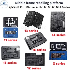 Qianli Middle Frame Reballing Platform for iPhone 17 16 15 14 13 12 11 Pro Max Motherboard Disassembly Assembly Soldering Repair