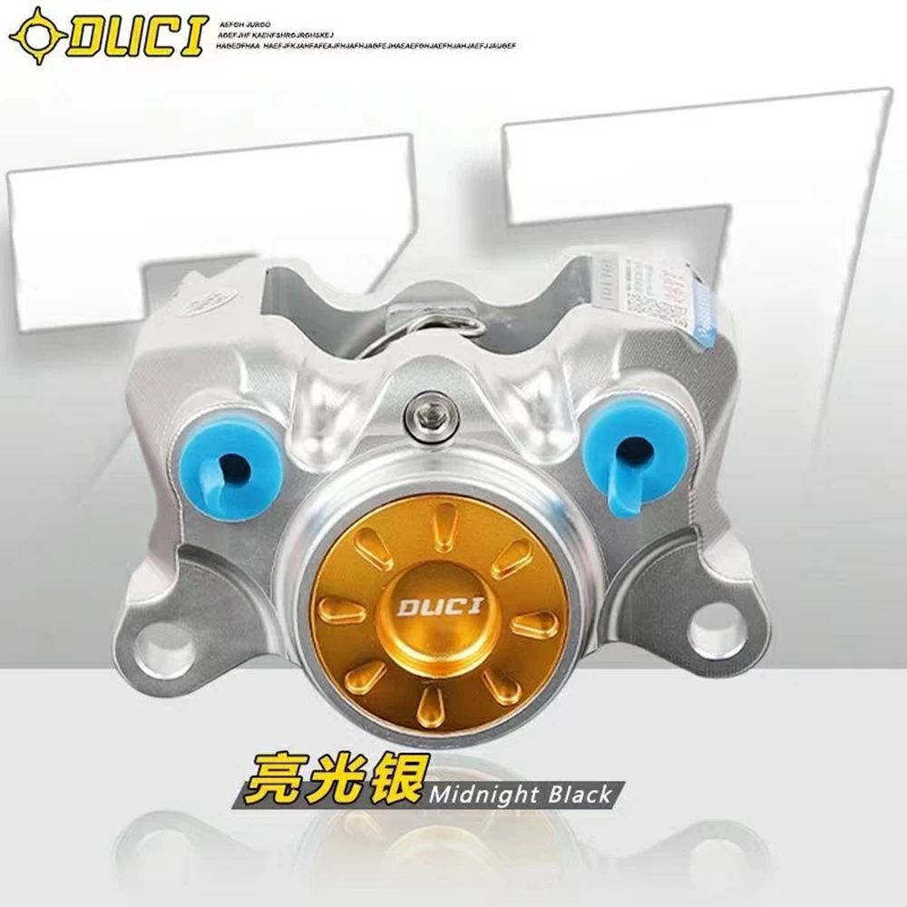 CNC 84mm Mounting Motorcycle Caliper Brake Disc 200mm 220mm Front Rear 2 Piston For Scooter Rsz Jog NIU Ninebot Dirt Pit Bike