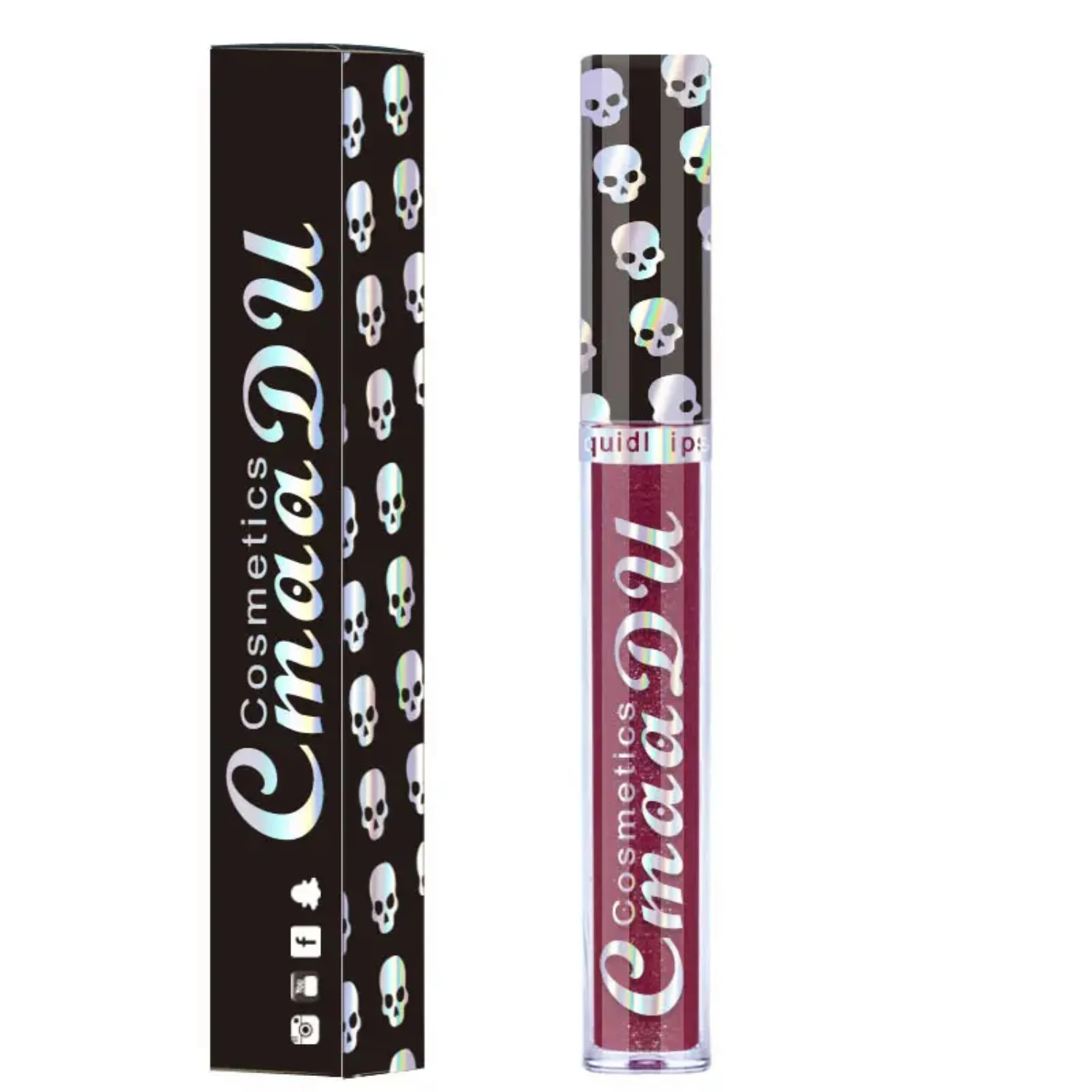 

CmaaDu Diamond Illusion Lip Gloss Lipstick,Long Lasting Glitter Waterproof Sparkle Liquid Lipstick Make Up Lip Gloss Liptint Lip