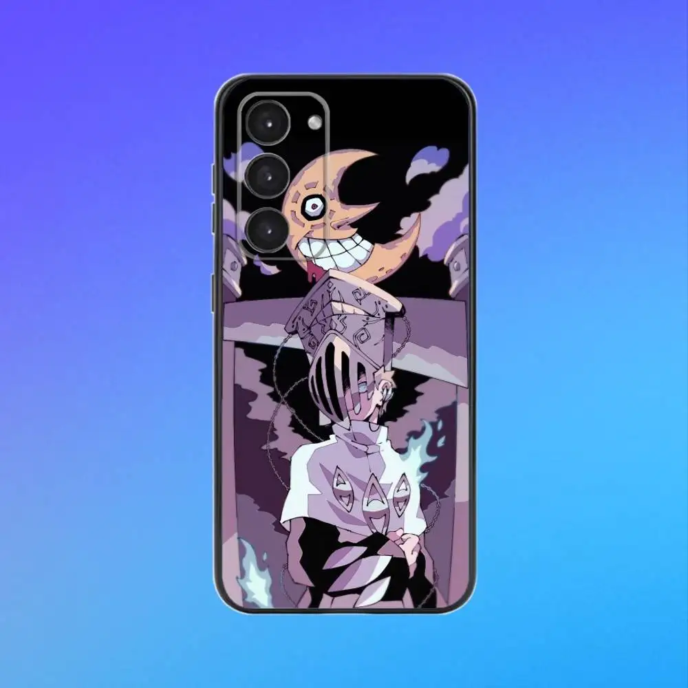 Custodia per telefono Soul Comics E-EaterS per Samsung A73, A72, A71, A70, A53, A52, A51 Custodia morbida nera