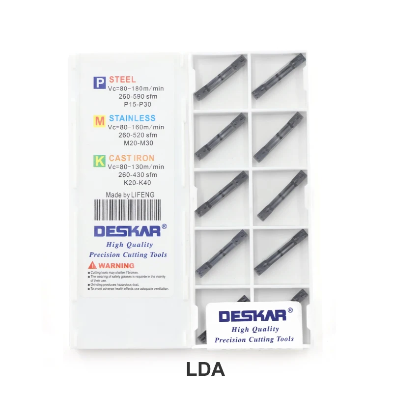 10pcs DESKAR MGMN MGMN150 MGMN200 MGMN250 MGMN300 MGMN400 MGMN500 MGMN600 G M JH LDA LF6018 LF6028 LF9018 CNC Grooving Insert