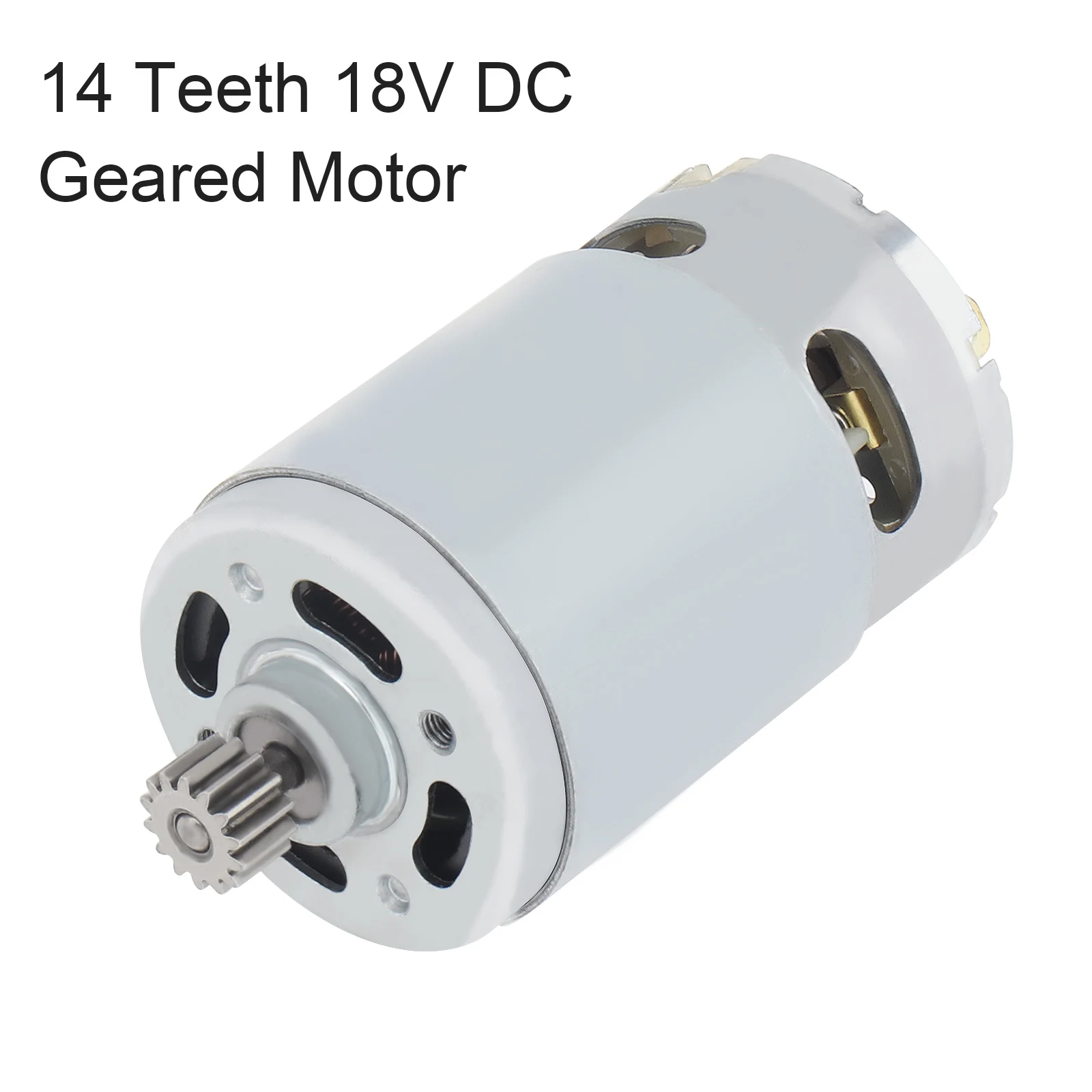 

RS550 18V DC Motor 14 Teeth 9.5mm Gear Micromotors Fit for Metabo BS18 Electric Cordless Percussion Drill