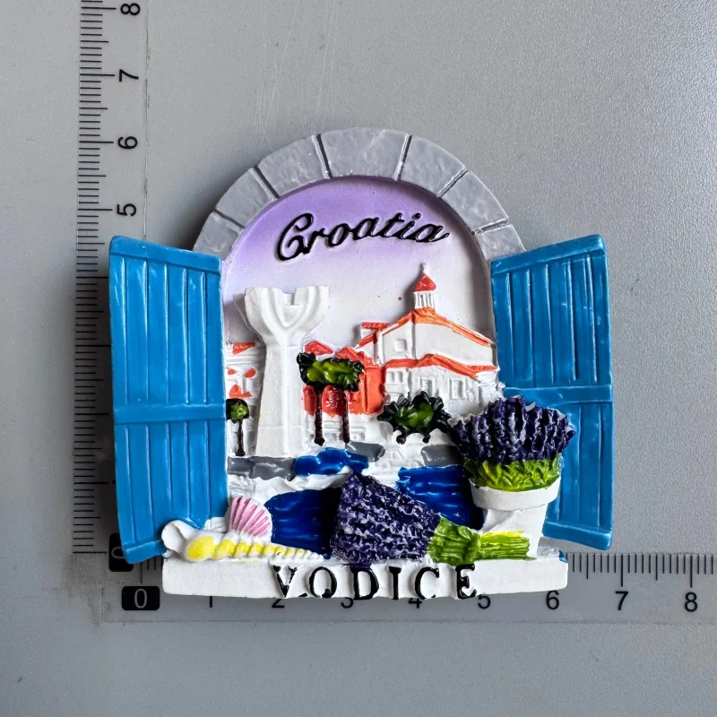 Kroatien Kühlschrankmagnete Dubrovnik Zagreb Split Trogir Hvar Vodice Rabac Pula Rovinj Vrsar Touristensouvenirs Kühlschrankmagnete