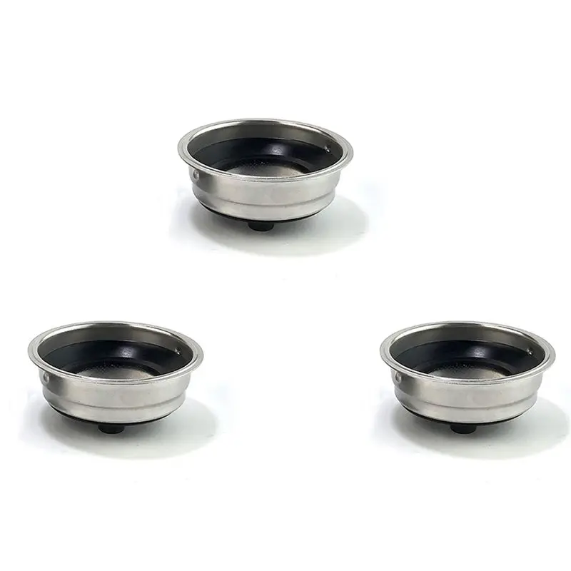 AA81-3X Friendly Detachable Stainless Steel Coffee Filter Basket Strainer Coffee Machine For Home Office(Single Cup)