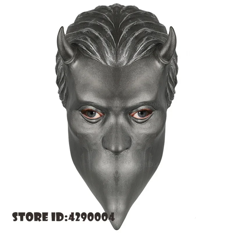 Rock Roll Nameless Ghoul Band Grucifix Papa Emeri Adult Latex Helmet Mask Halloween Costumes Prop Cosplay Ghost Bc Mask Headgear