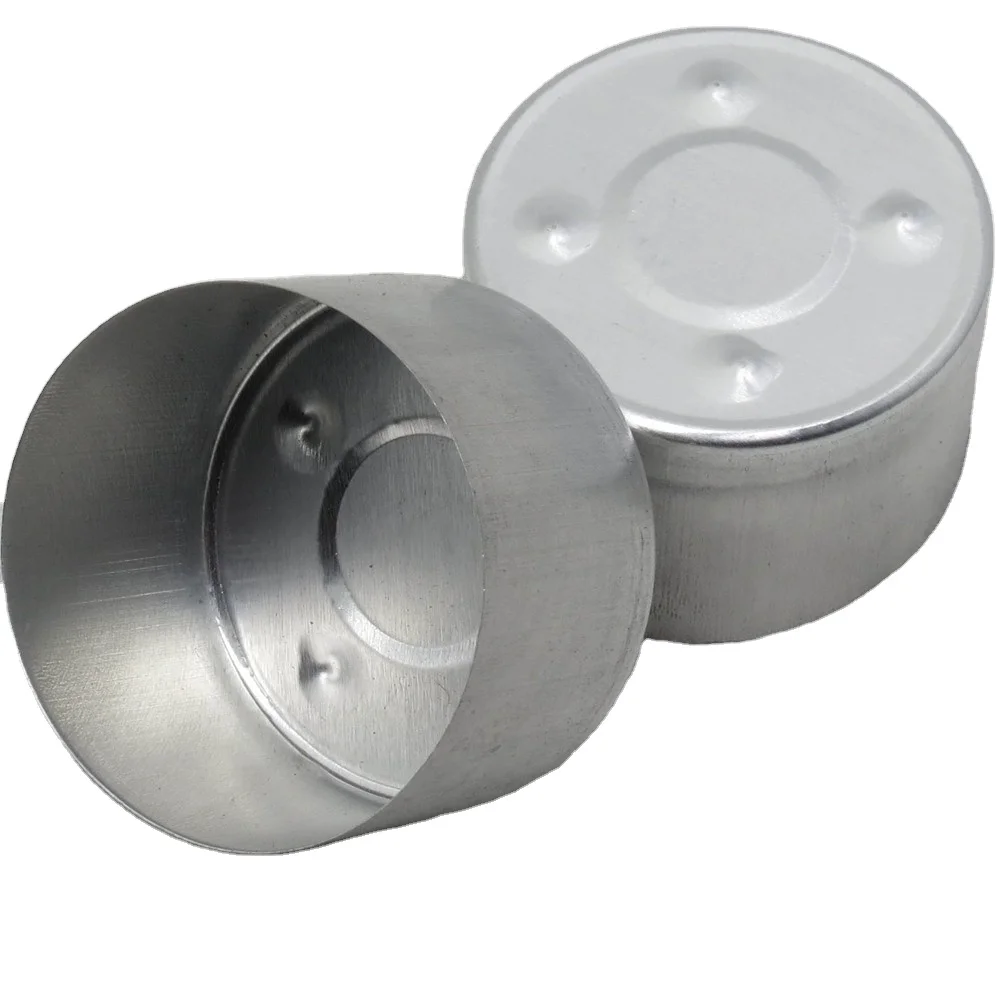 

12g foldededge round shape Aluminium Tealight cup