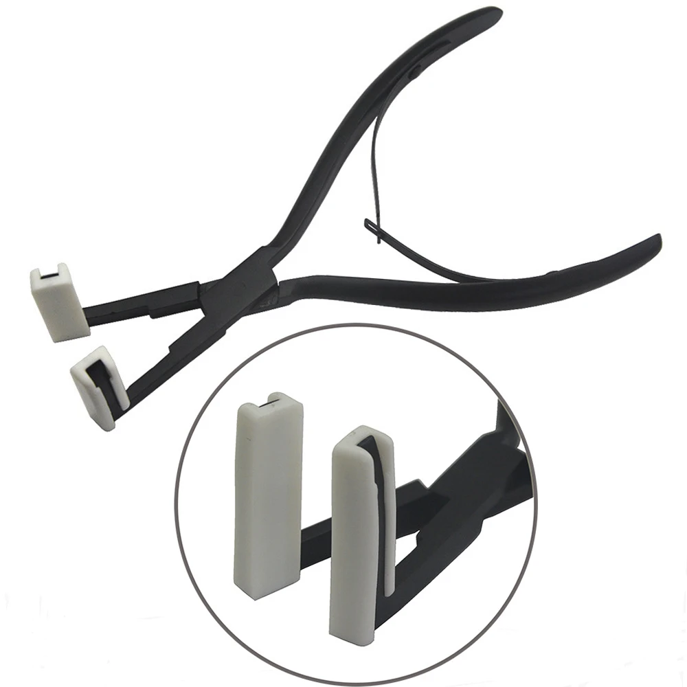 

Boymia Professional Tape Hair Pliers Stainless Steel Extensions Sealing Ergonomic Design Salon Hairdressing Tool