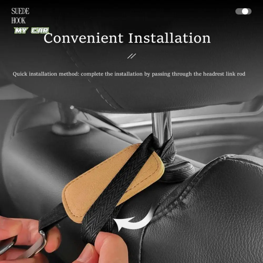 

Universal Car Seat Back Hook Storage Hanger Headrest Hook Vehicle Back Seat Organizer Car Clips Fastener Hangers