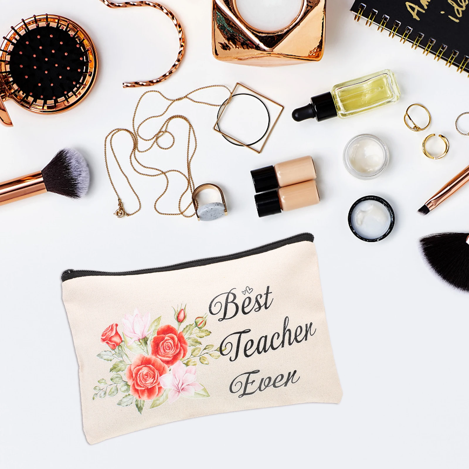 

Cotton Canvas Toiletry Bag Travel Wash Pouch Multipurpose Makeup Bags Simple Care Portable Storage Lipstick Toothbrush