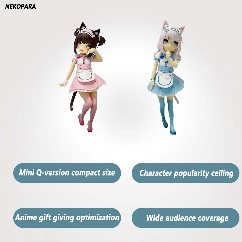 Exquisite hot selling Anime Figure - Chocolate And Vanilla Cute Stand PVC Model Toy Collection Decoration Ornaments for Fans