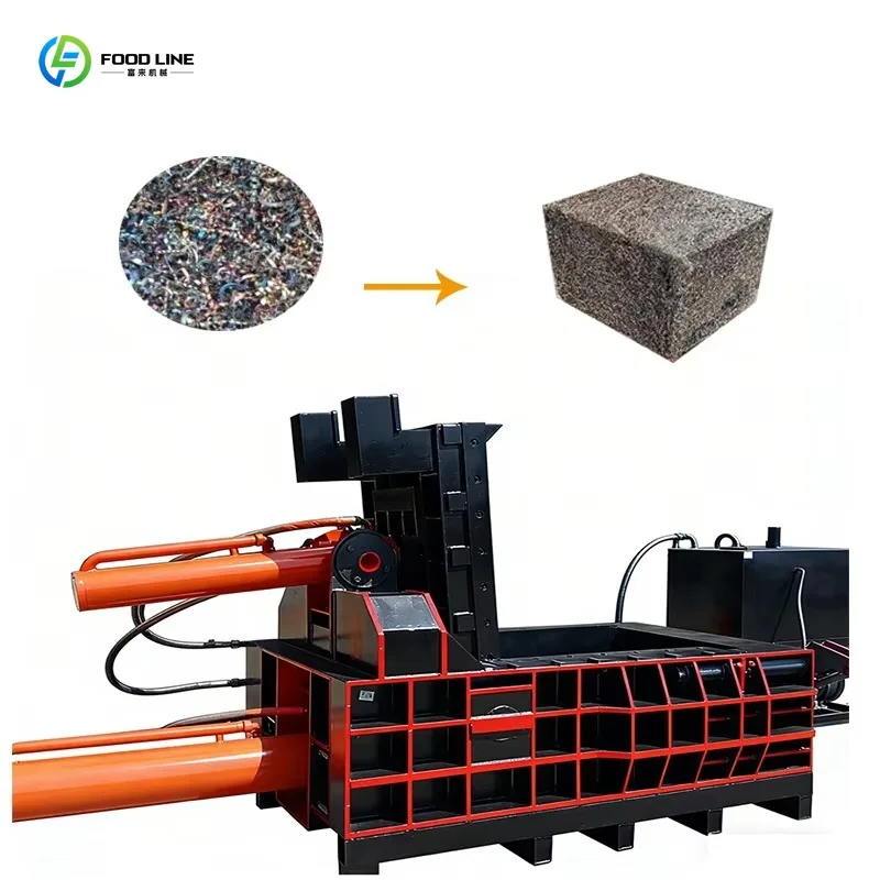 Customized Heavy Duty Cast Iron Chip Briquetting Machine Industrial Metal Scrap Press Equipment