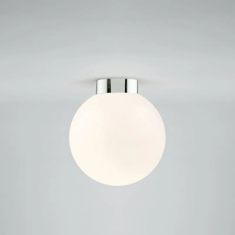 Simple Round Glass Shade Light Emitting Diode Wall Light Interior Decoration Ceiling Light