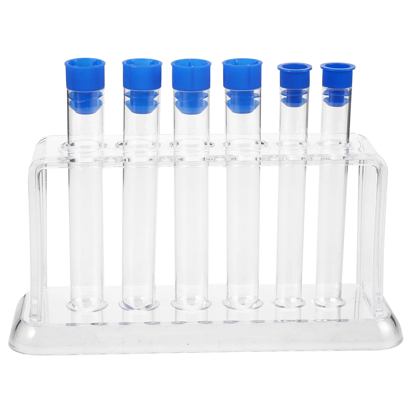 Test Tube Rack Transparent Holder Kit Bead Tubes Plastic Storage Laboratory Shelf