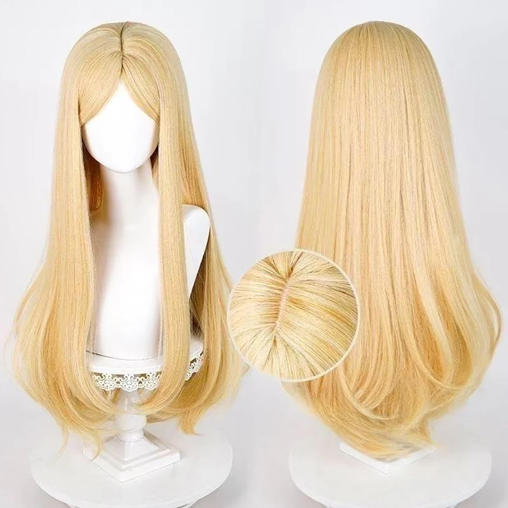 HAIRJOY Kunsthaar Identity Ⅴ Little Girl Memory ‌ Cosplay-Perücken Lange Gerade Blonde Cosplay-Perücke mit Rosennetz – Detail 2