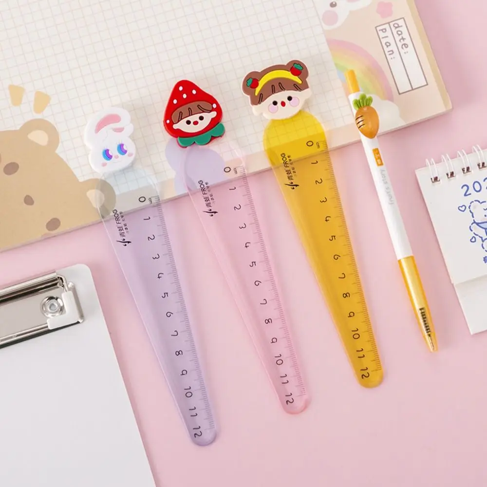 

Drawing Gift Transparent Carrot Ruler Kawaii Dividing DIY Drawing Tools Math Drawing Straight Ruler Drafting 12cm Class