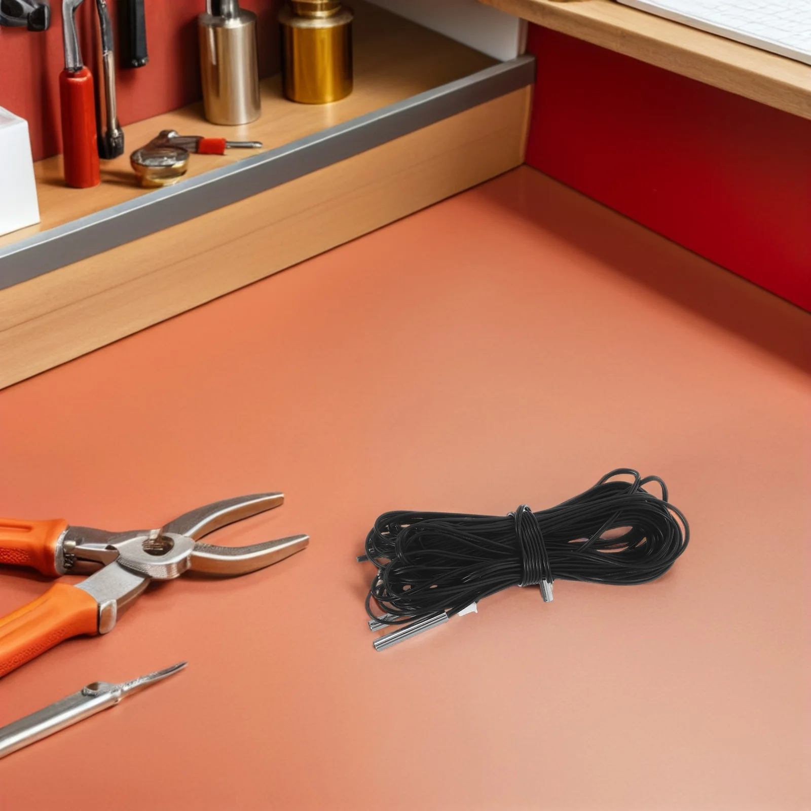 

5Pcs Refrigerator Temperature Sensor Probe High Precision Ntc Defrosting Detection for Fridges Freezers Commercial Use