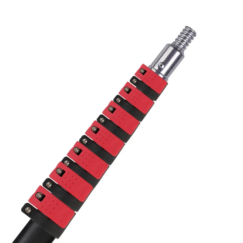 

Threaded Head Carbon Fiber Lightweight Sturdy Telescoping Extension Pole for Home Window Washing Cleaning
