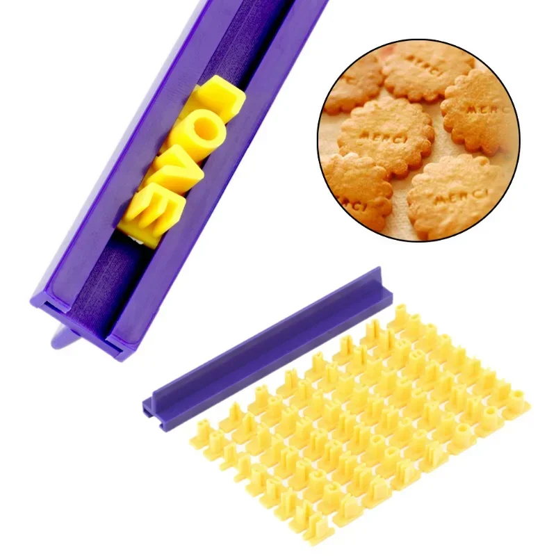 For Cakes/Sugar Paste Alphabet Letter Cookies Cutter Words Baking Mold Cake Frill Cutter Embossing Mould  for Cakes Sugar Paste