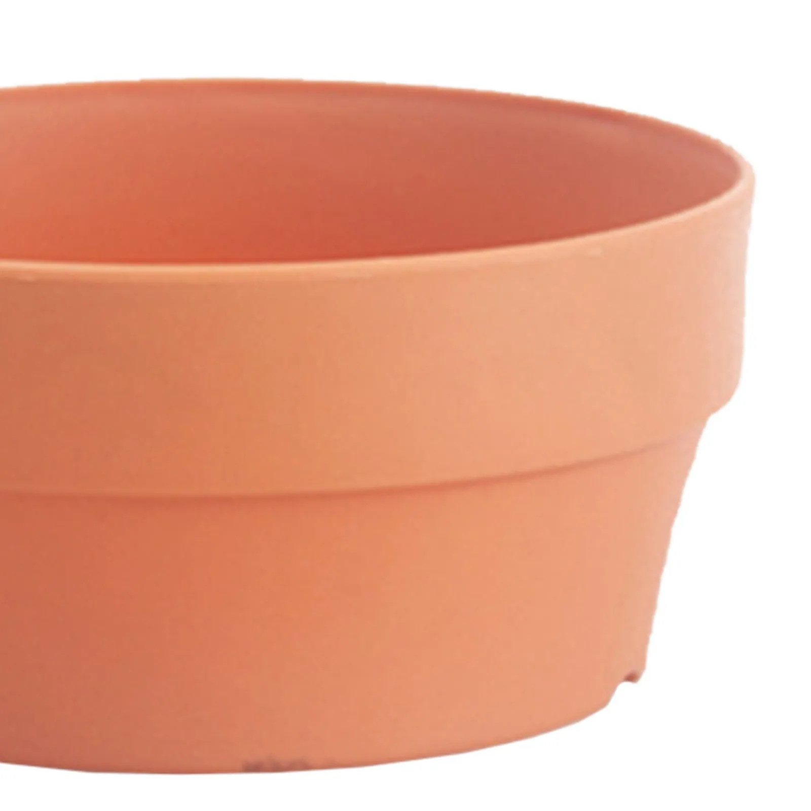 5Pcs Plastic Plant Pot Imitation Clay Finish Round Shape with Drainage Holes Ideal for Succulents Indoor Outdoor Balcony