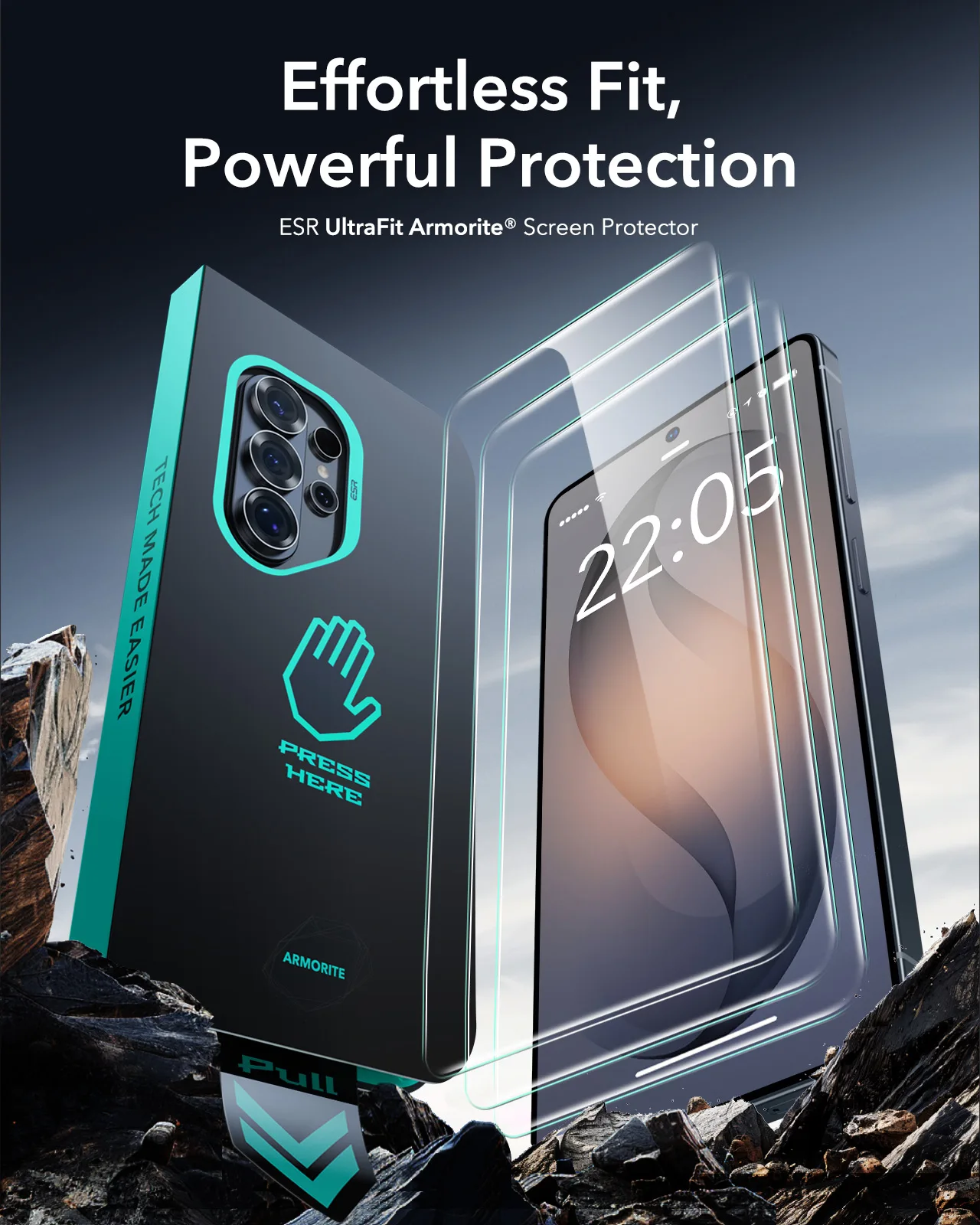 ESR for Samsung S26 Ultra UltraFit Armorite®️ Screen Protector 3PCS HD Clear/Privacy Phone Film for Galaxy S26 Ultra