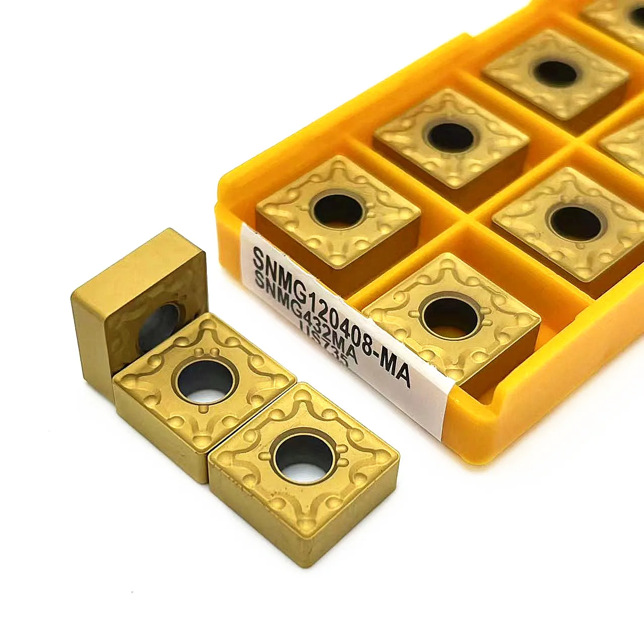 เครื่องมือ mesin bubut CNC กลึงโลหะรูปทรงกระบอก US735 UE6020คาร์ไบด์แทรก SNMG120404 SNMG120408 Ma VP15TF เครื่องมือตัด120408 120404