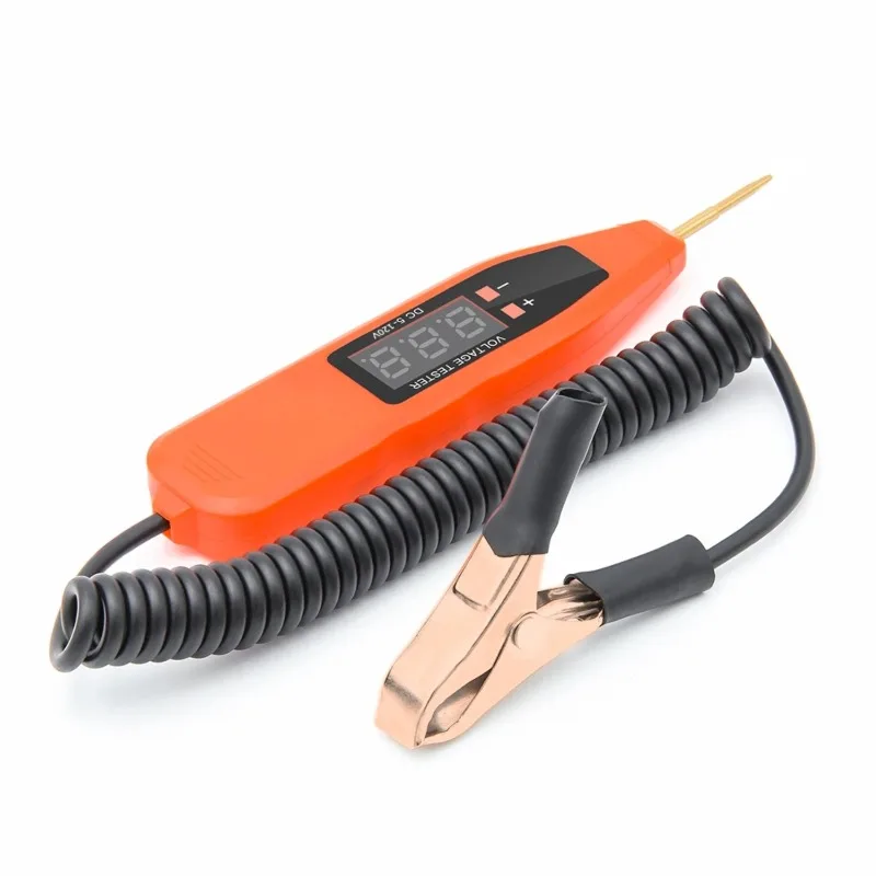 Car Truck Electrical Circuit Voltage Tester Pen Power Probe Automotive Scanner Auto LED Display Digital Diagnostic Tool 5V-120V
