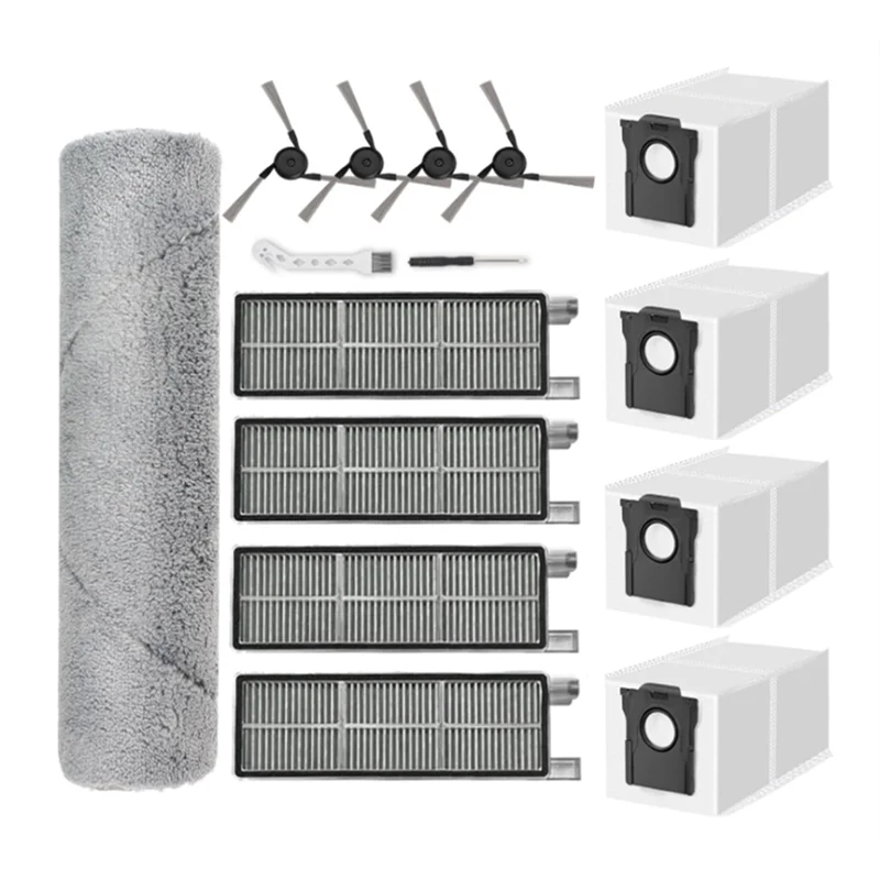 

【СУПЕРПРЕДЛОЖЕНИЯ】Набор для замены роликовой щетки и боковых щеток для робота-пылесоса Mova Z50 Ultra/Z5/Z5 Pro Ultra, HEPA-фильтры, пылесборники