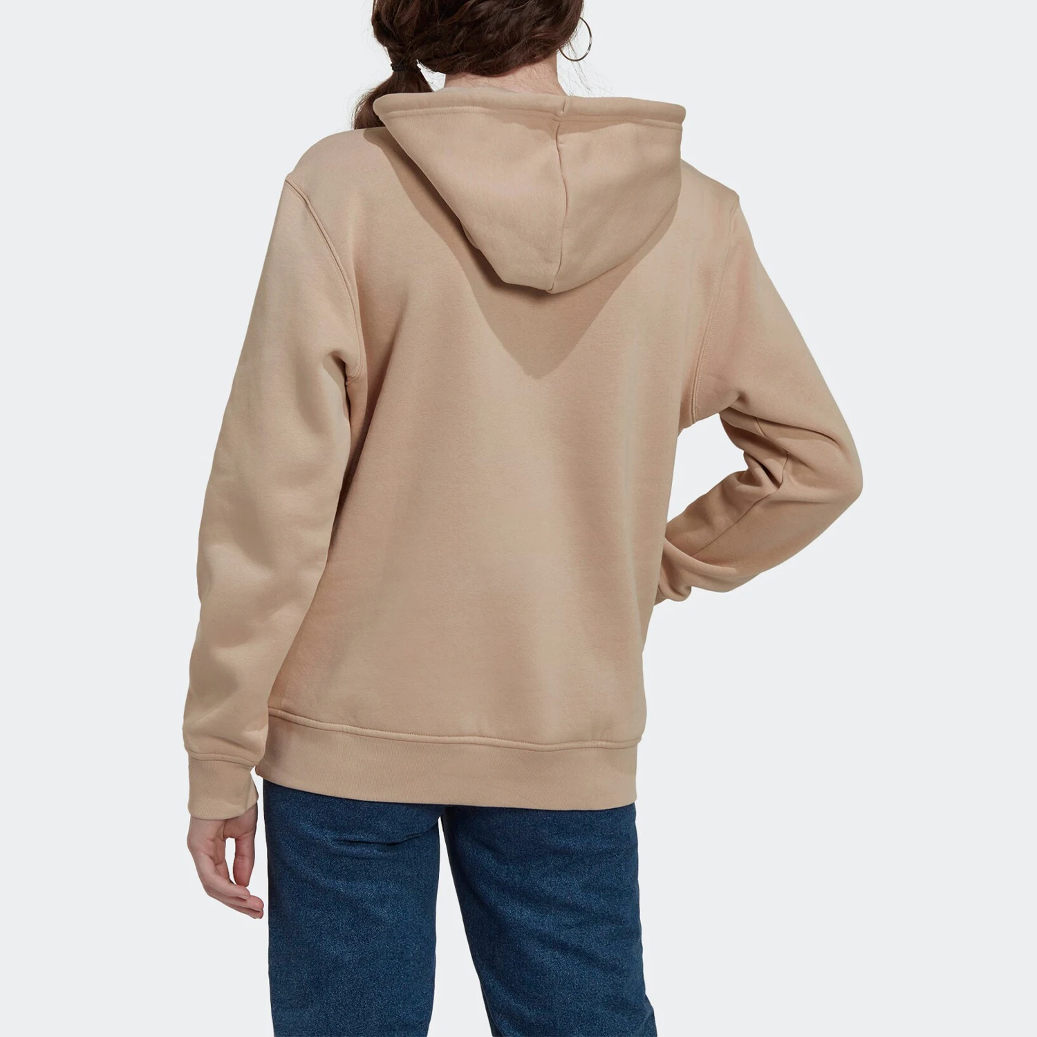 Adidas genuine clover women's hooded sweatshirt pullover HJ7861