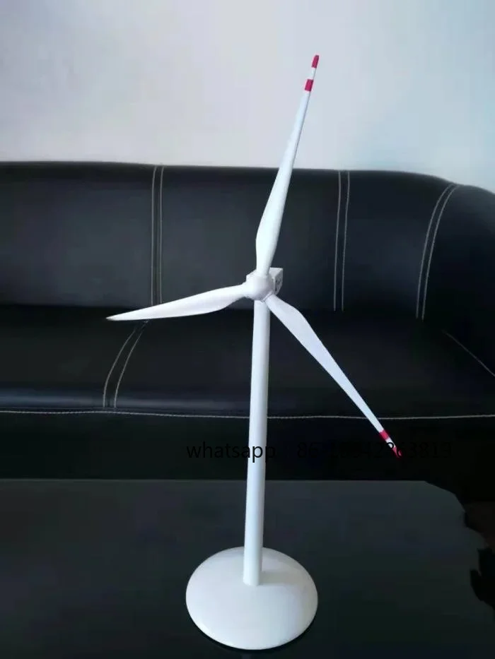 Electric Fan Model Wind Turbine Gift Model Desk Home Decoration Ornament Crafts