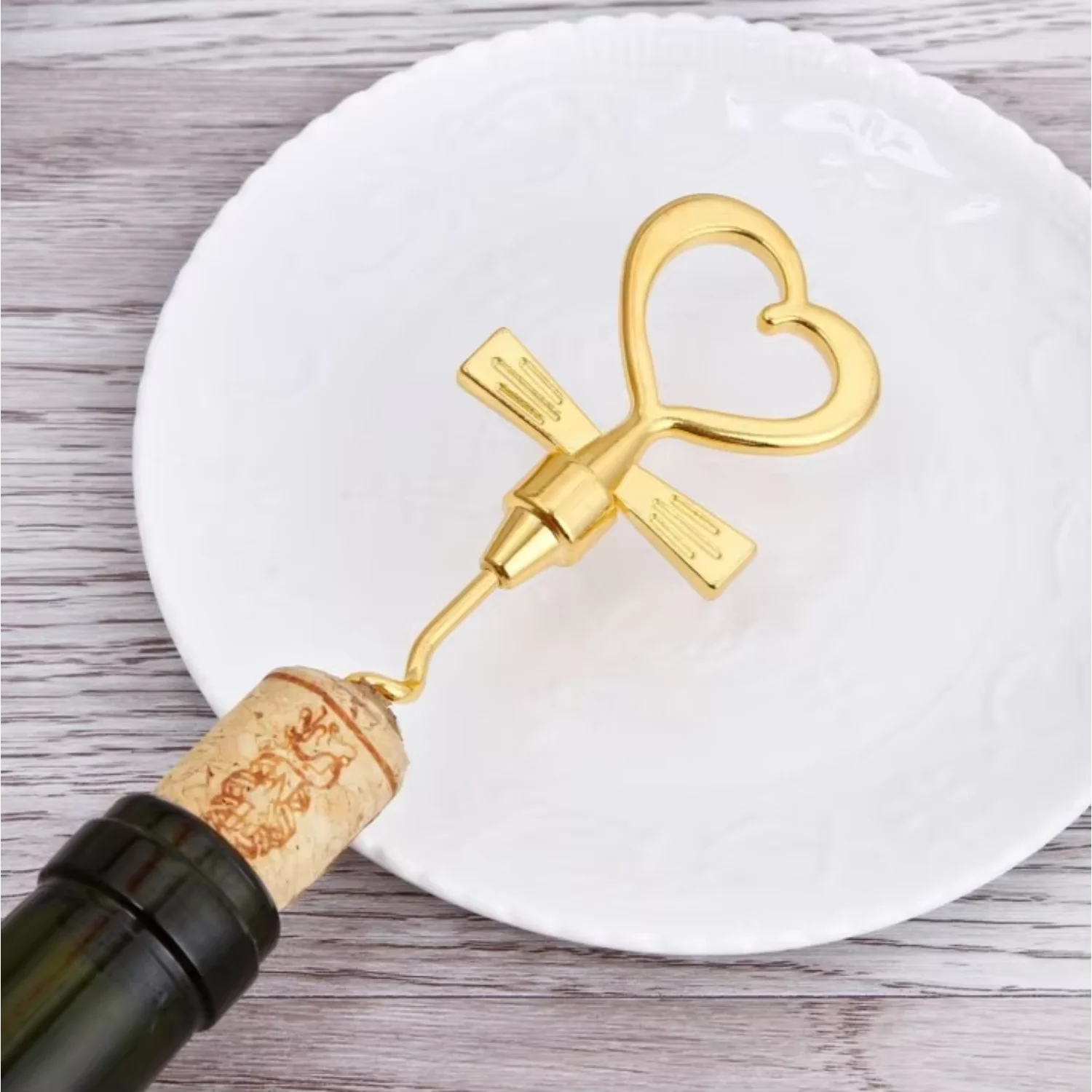 wedding favors  zinc alloy golden innate pair of bottle openers wedding souvenir  for guests