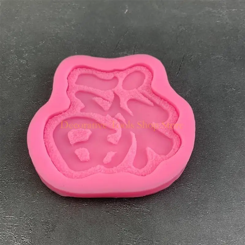 

QX2E Soap Molds Silicone Craft Mold Chinese Fu Handmade Cake Resin Crafts