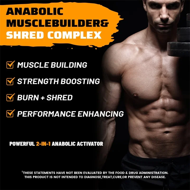 Muscle Builder Capsules - Helps Improve Workout Performance, Muscle Growth and Strengthening, Physical Fitness - Image 3