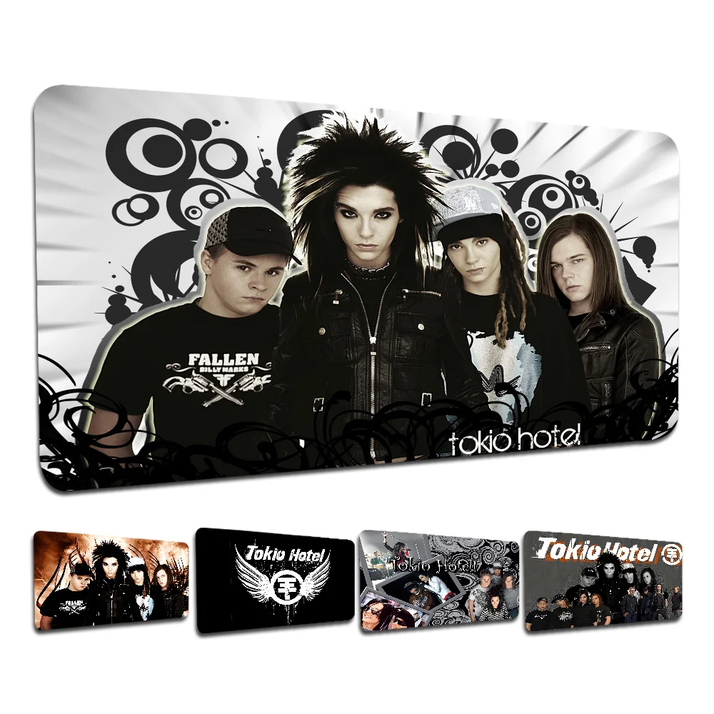 Singer Bill Kaulitz Tom Tokio Hotel Mousepad New Rubber Mouse Durable Desktop Mousepad Size For Game Keyboard Pad For Gamer